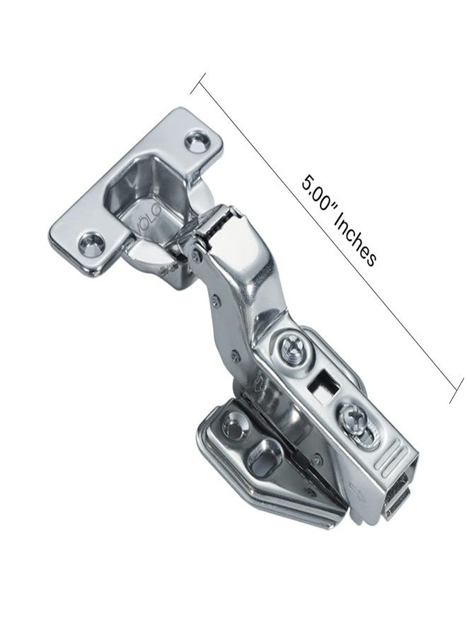 Volo European Style Steel Clip-on Soft Close Concealed Cabinet Hinges (Pack of 2 Pcs.), 15* Crank- Inset - Image 2